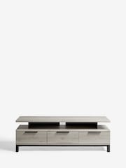 Grey Bronx Up to 65 inch, Floating Top Oak Effect TV Unit - Image 8 of 10