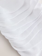 White Cotton Rich Trainer Socks 10 Pack - Image 3 of 3
