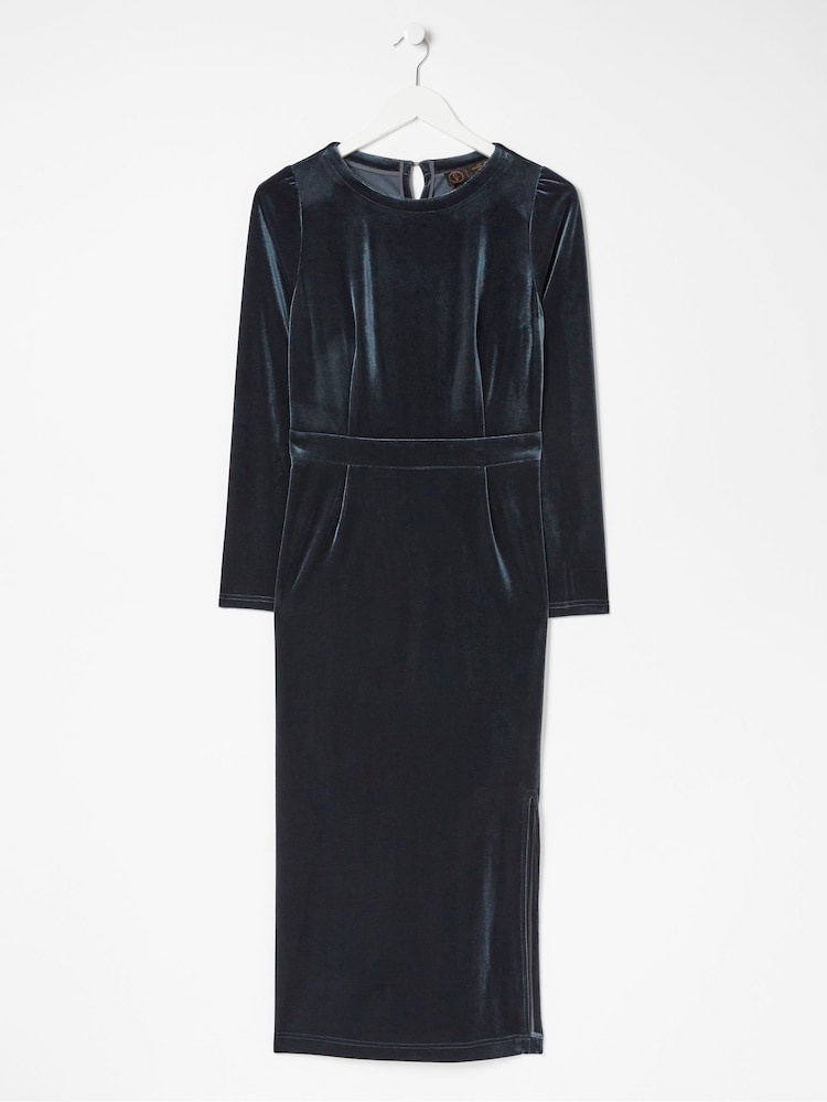 Fatface Haldon Midikleid aus Samt - Bild 6 von 6 Fatface Haldon Midikleid aus Samt - Bild 6 von 6