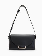 AllSaints Black Celeste Cross-Body Bag - Image 1 of 8
