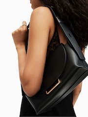 AllSaints Black Celeste Cross-Body Bag - Image 8 of 8