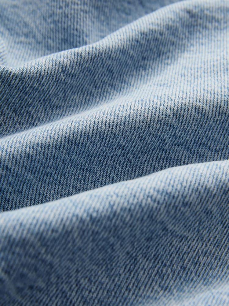 Azul medio - Vaqueros con diseño rígido de pernera recta - Imagen 7 de 7