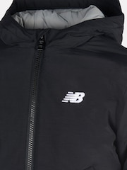 New Balance Black Lifestyle Contrast Puffer Coat - Image 5 of 5