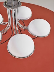 MADE.COM Chrome 5 Light Chandelier Piper Light - Image 2 of 4