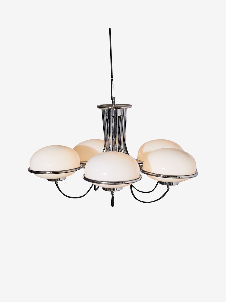 MADE.COM Chrome 5 Light Chandelier Piper Light - Image 4 of 4
