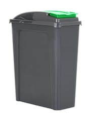 Wham 3 Piece Grey 25L Plastic Recycle Bin - Image 2 of 6
