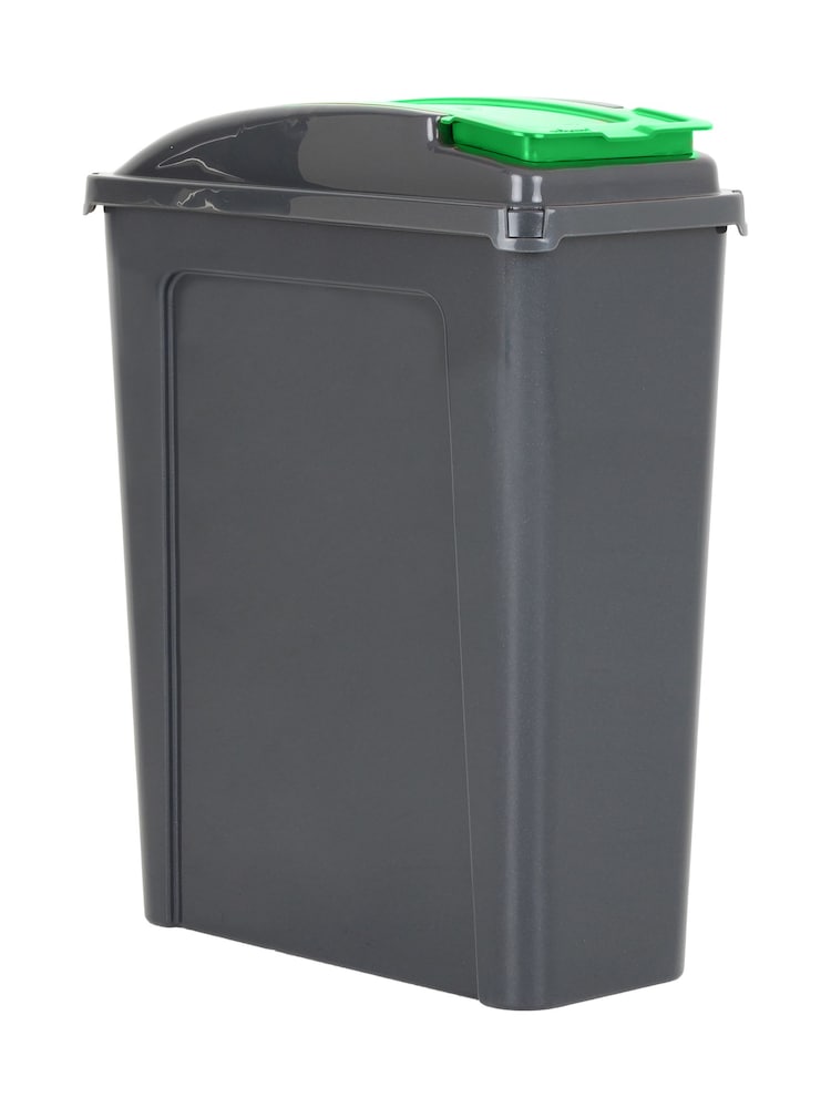 Wham 3 Piece Grey 25L Plastic Recycle Bin - Image 2 of 6