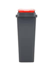Wham 3 Piece Grey 25L Plastic Recycle Bin - Image 3 of 6