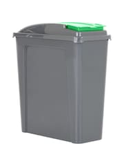 Wham 3 Piece Grey 25L Plastic Recycle Bin - Image 4 of 6