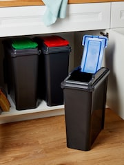 Wham 3 Piece Grey 25L Plastic Recycle Bin - Image 7 of 7