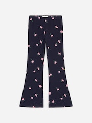 ARKET Blue Flared Rib Leggings - Image 1 of 3