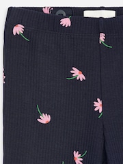 ARKET Blue Flared Rib Leggings - Image 3 of 3