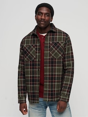 Superdry Green Merchant Quilted Overshirt - Image 1 of 6