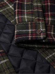 Superdry Green Merchant Quilted Overshirt - Image 5 of 6