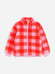 ARKET Red Pile Jacket - Image 1 of 3