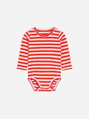 ARKET Pink Ribbed Long-Sleeve Bodysuit - Image 1 of 3