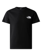 The North Face Black Chrome Teen Simple Dome Short Sleeve T-Shirt - Image 3 of 4