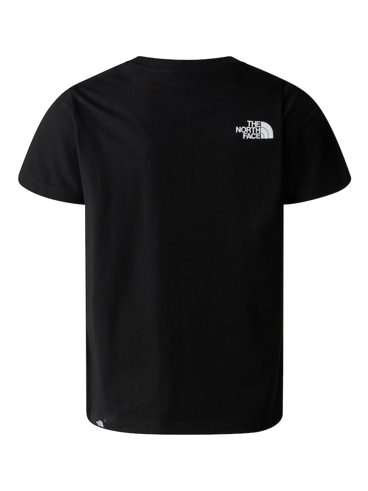 The North Face Black Chrome Teen Simple Dome Short Sleeve T-Shirt - Image 4 of 4