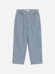 ARKET Blue Baggy Hickory Striped Jeans - Image 1 of 2
