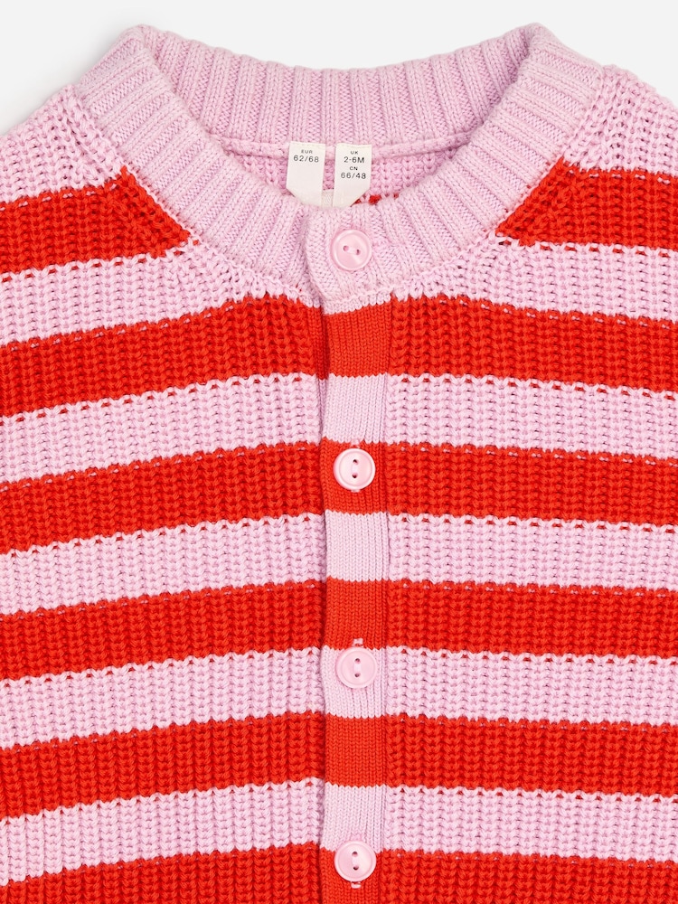 ARKET Pink Cotton Cardigan - Image 3 of 3