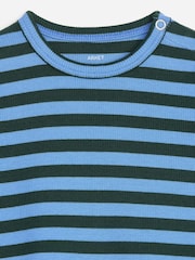 ARKET Blue Ribbed Long-Sleeve Bodysuit - Image 3 of 3