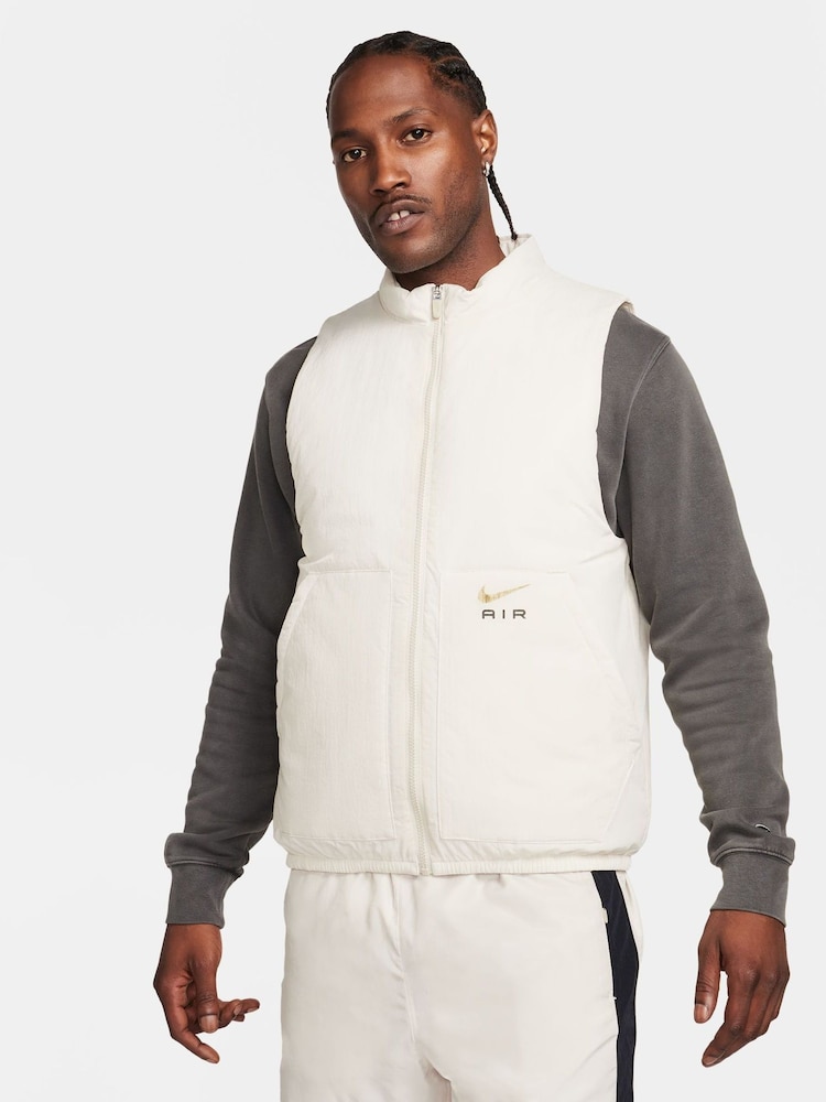 Nike White Sportswear Air Insulated Vest - Image 1 of 6