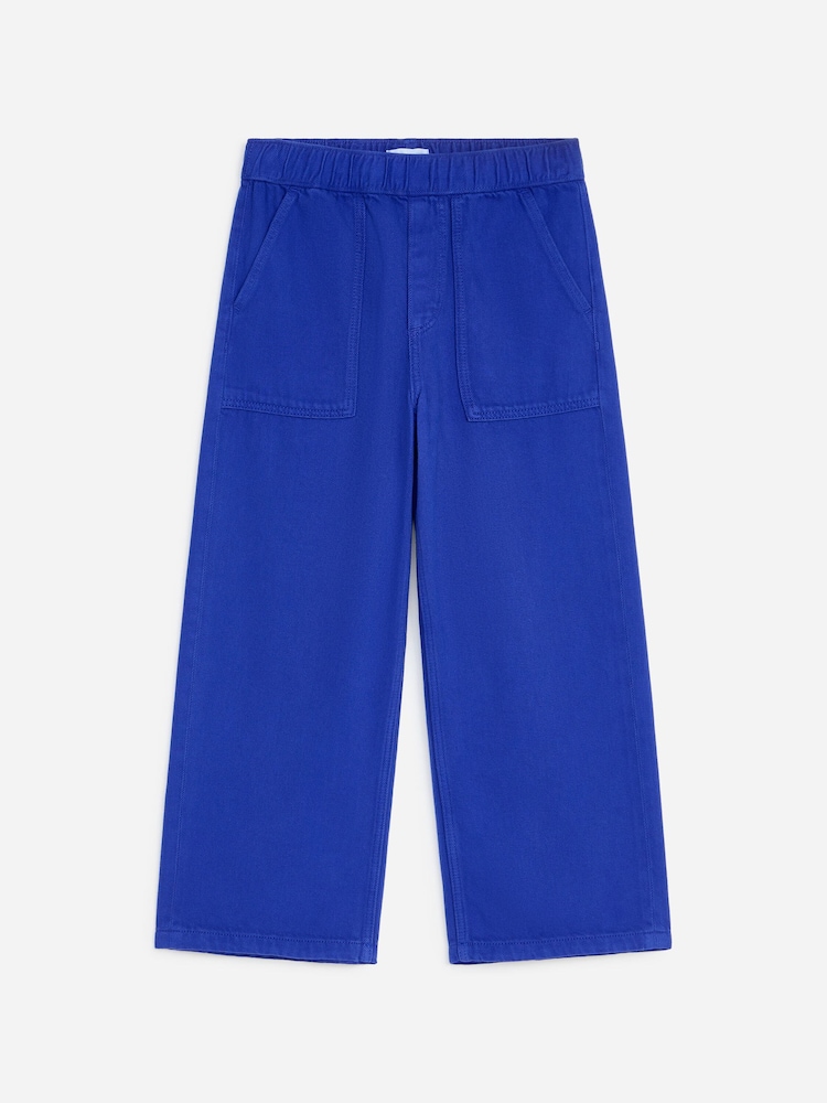 ARKET Blue Relaxed Workwear Trousers - Image 1 of 3 ARKET Blue Relaxed Workwear Trousers - Image 1 of 3