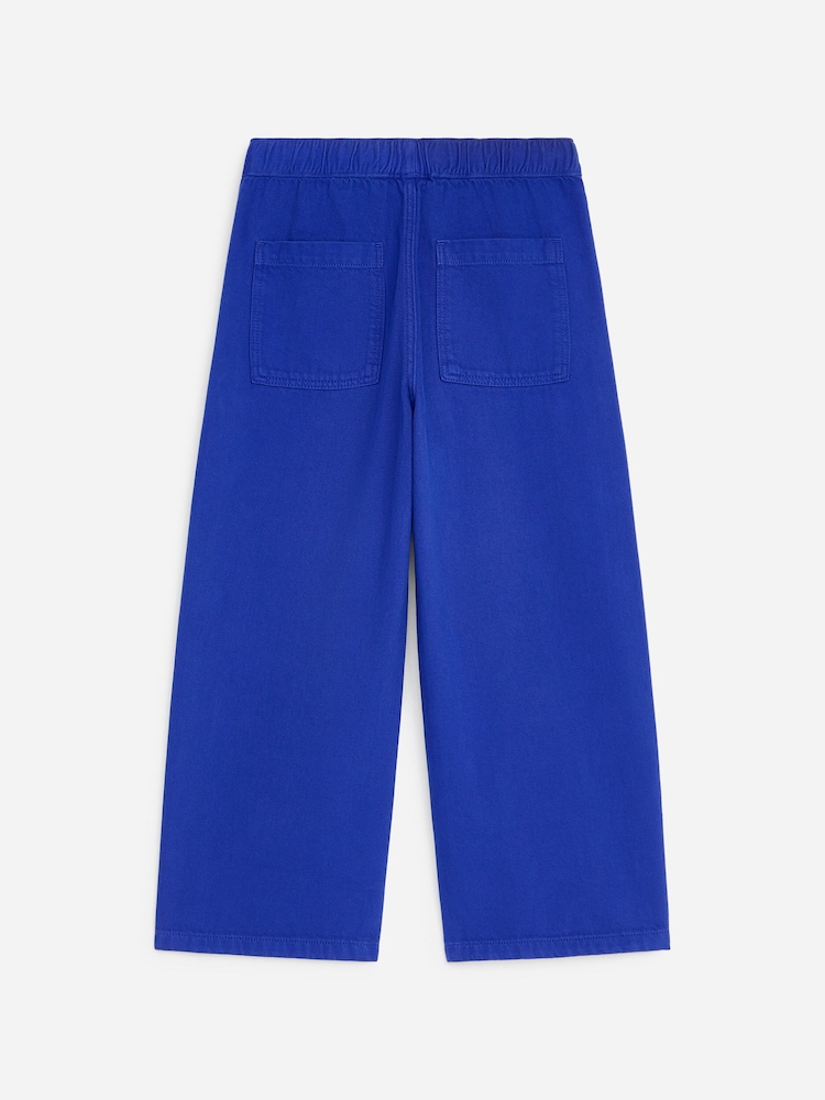 ARKET Blue Relaxed Workwear Trousers - Image 2 of 3 ARKET Blue Relaxed Workwear Trousers - Image 2 of 3