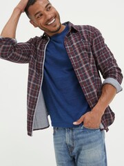 FatFace Red Chesil Check Shirt - Image 1 of 5