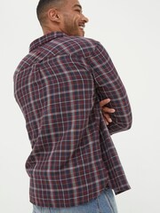 FatFace Red Chesil Check Shirt - Image 2 of 5