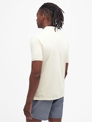Barbour® Cream Classic Pique Polo Shirt - Image 2 of 6