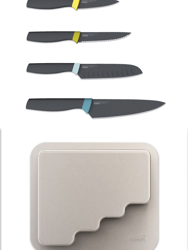 Joseph Joseph 4 Piece Blue DoorStore Knives Set - Image 2 of 4
