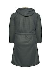 Grøn - BadRhino Big & Tall Waffle Borg Lined Dressing Gown - Billede 4 af 4