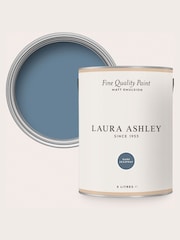 Laura Ashley Dark Seaspray Blue Matt Emulsion 5LT Paint - Image 3 of 4