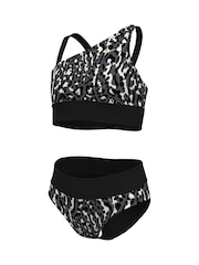 Черный - Бикини с асимметричным топом Nike Animal принтом - Image 5 of 5