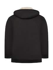 BadRhino Big & Tall Black Borg Zip Through Hoodie - Image 3 of 3