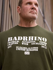 Badrhino Big & Tall Military vohvelikuvioinen t-paita - Kuva 3 / 3