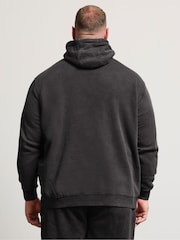 BadRhino Big & Tall Black Sun Bleached Hoodie - Image 2 of 7