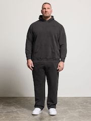 BadRhino Big & Tall Black Sun Bleached Hoodie - Image 3 of 7