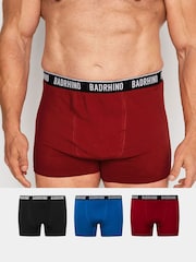 BadRhino Big & Tall Red Boxers 3 Pack - Image 1 of 3