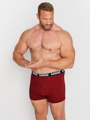 BadRhino Big & Tall Red Boxers 3 Pack - Image 3 of 3