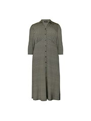 Live Unlimited Black Jersey Empire Seam Shirt Dress - Image 7 of 7