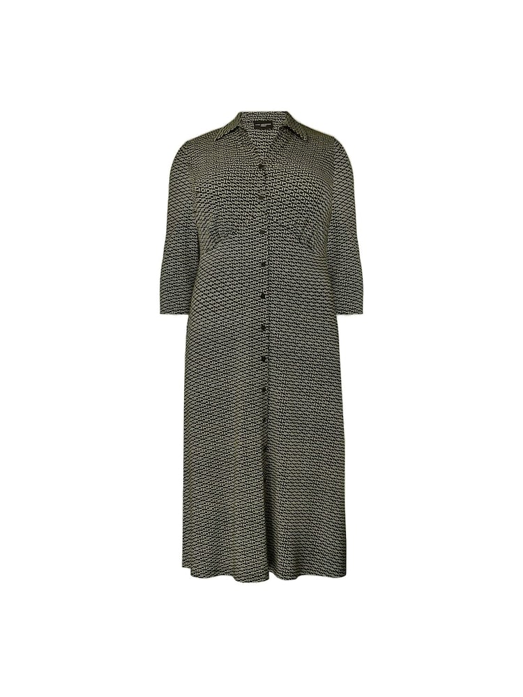 Live Unlimited Black Jersey Empire Seam Shirt Dress - Image 7 of 7