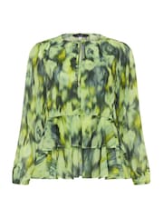 Star by Julien MacDonald Green Frill Hem Blouse - Image 5 of 5