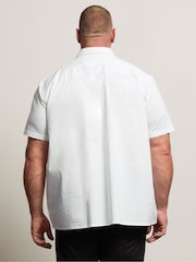 BadRhino Big & Tall White Stretch Short Sleeve Shirt - Image 3 of 4