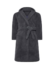 BadRhino Big & Tall Grey Super Soft Borg Dressing Gown - Image 5 of 6