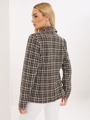 Americana de cuadros con tejido bouclé de Star by Julien MacDonald - Imagen 3 de 5