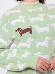 Joe Browns Cecil Sausage Dog Jumper - Image 3 of 7