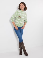 Joe Browns Cecil Sausage Dog Jumper - Image 5 of 7
