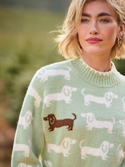 Joe Browns Cecil Sausage Dog Jumper - Image 6 of 7